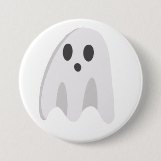 Schattigee spookknop ronde button 7,6 cm