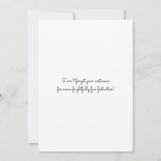 Schattigee spookpompoenen Halloween 5e Verjaardag Kaart (Achterkant)