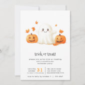 Schattigee spooktaculaire truc of behandelende par kaart (Voorkant)