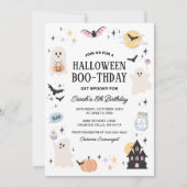 Schattigee Spooktacular Halloween Verjaardagspaste Kaart (Voorkant)