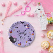 Schattigee Spooky Eerste Verjaardag Halloween Part Papieren Bordje (Feest)