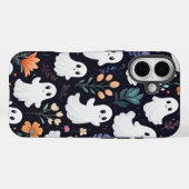 Schattigee Spooky Ghosts Halloween iPhone Case (Achterkant (horizontaal))