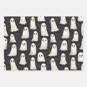  Schattigee Spooky Ghosts Halloween Paper Set (Voorkant 3)
