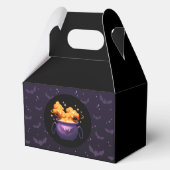 Schattigee Spooky Halloween Cauldron Baby shower Bedankdoosjes (Achterkant)