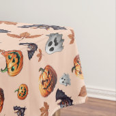 Schattigee Spooky Halloween Herfst Pattern Tafelkleed (Voorbeeld)