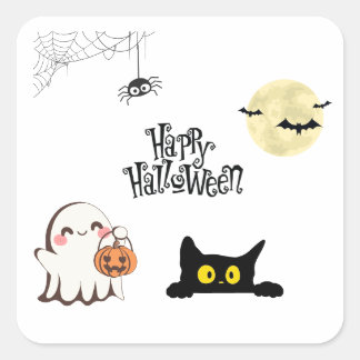 Schattigee & Spooky Halloween Sticker