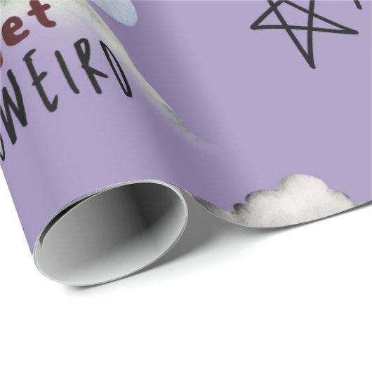 Schattigee Spooky Lets krijgen Halloweird Trick or Cadeaupapier (Rol Hoek)