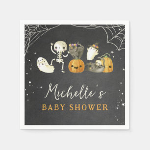 Schattigee Spooky Little Boo Halloween Baby shower Servet