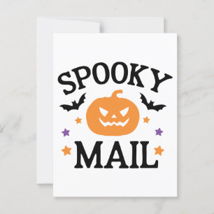 Schattigee Spooky Mail Halloween Mail Seal Briefkaart
