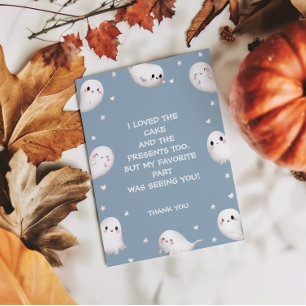 Schattigee Spooky One Halloween bedankkaart Kaart