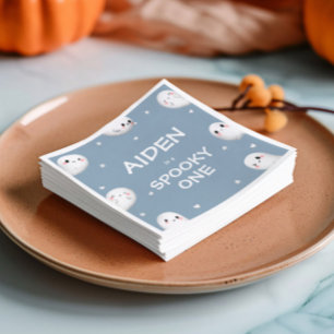 Schattigee Spooky One Halloween Boy 1st Birthday Servet