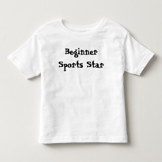 Schattigee Sportster voor beginners Kinder Shirts (Voorkant)