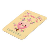 Schattigee Spring Heart Tree Moederdag Magneet (Linkerzijde)