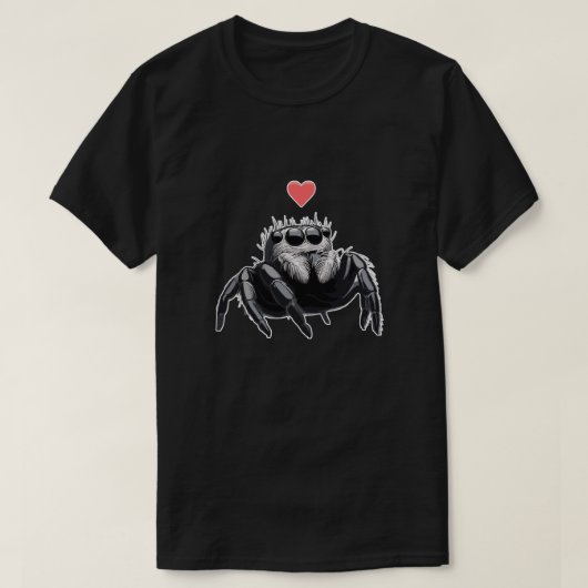 Schattigee springspin van liefde t-shirt (Design voorkant)