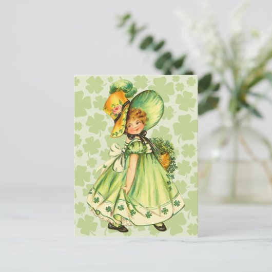 Schattigee St. Patrick's Day Briefkaarten (Staand voorkant)