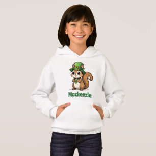 Schattigee St. Patrick's Day Eekhoorn met groen Pe