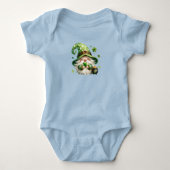 Schattigee St. Patrick's Day Gnome met Shamrocks Romper (Voorkant)