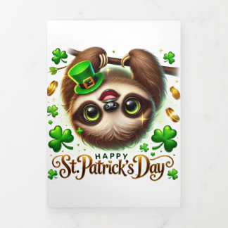 Schattigee St Patrick's Day kaart met feestelijke 