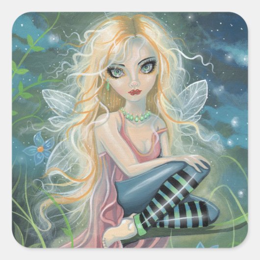 Schattigee Starlight Fairy Fantasy Art Stickers (Voorkant)