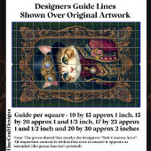 Schattigee Steampunk Cat, Top Hat, Lijst DG4L Deco Tissuepapier