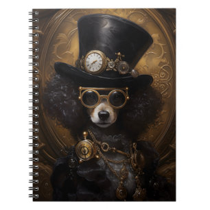 Schattigee Steampunk Hond In Pet Schilderij D3R Ni Notitieboek