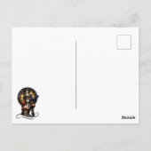 Schattigee Steampunk Skelet Briefkaart (Achterkant)