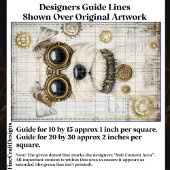 Schattigee Steampunk White Dog in Goggles CY4 Deco Tissuepapier