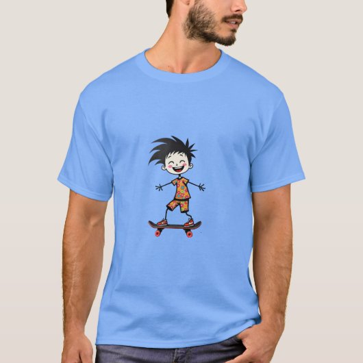 Schattigee stickman t-shirt (Voorkant)
