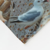 Schattigee strandkabouter met een paraplu fleece deken (Hoek)