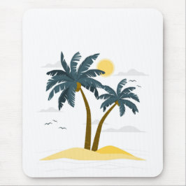 Schattigee strandvakantie Tropical Palm Muismat
