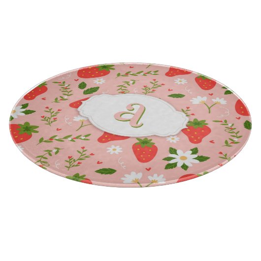 Schattigee Strawberry Pattern Cutting Board Snijplank (Hoek)