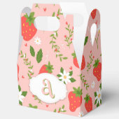 Schattigee Strawberry Pattern Favoriete Box Bedankdoosjes (Open)