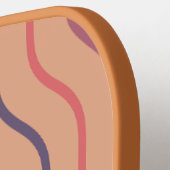 Schattigee Stripe Retro Professionele Pickleball P Pickleball Paddle (Links Detail)