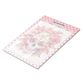 Schattigee Sugar Skull Afspraaknotities Notitieblok (Schuin)