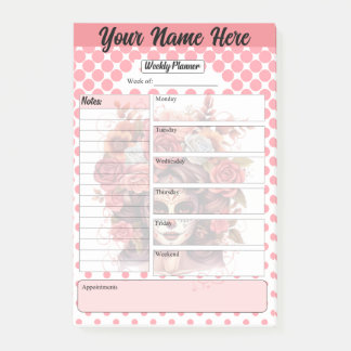 Schattigee Sugar Skull Weekplanner Post-it® Notes