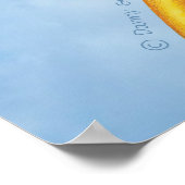 Schattigee superheld Dachshund Poster (Hoek)