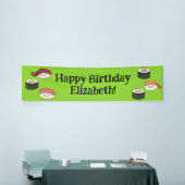 Schattigee Sushi Kinder 1e verjaardagsfeest Spandoek (Beurs)