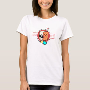 Schattigee Sushi Love Knuffel Cartoon – Grappig Ja T-shirt