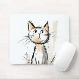 Schattigee Sweet Cat illustratie Muismat