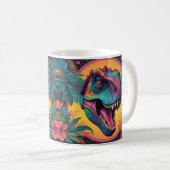 Schattigee T-Rex Dinosaurus Koffie Mok (Voorkant rechts)