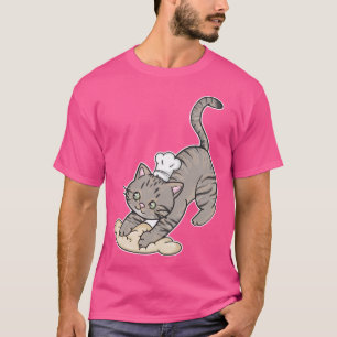 Schattigee Tabby Cat Baker - Biscuits maken T-shirt