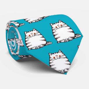 Schattigee Tabby Cat – Kawaii kat voor kattenliefh Stropdas