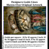 Schattigee Tabby Steampunk Kitten in Pet DN6L Deco Tissuepapier