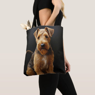 SCHATTIGEE TAN & BROWN WELSH TERRIER DOG DRAAGTAS
