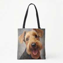 SCHATTIGEE TAN & BROWN WELSH TERRIER DOG
