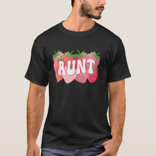 Schattigee Tante Aardbei Lover Mama Mama Gelukkige T-shirt