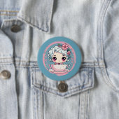Schattigee Tea Cup Doll Button (In situ)