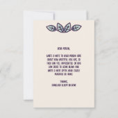 Schattigee Tea Lover's Dankbaarheid Bedankkaart (Achterkant)