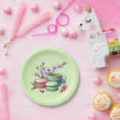 Schattigee Tea Party koekjes Papieren Bordje (Feest)