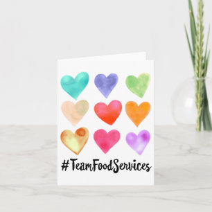 Schattigee Team Food Services Appreciation Week CK Kaart